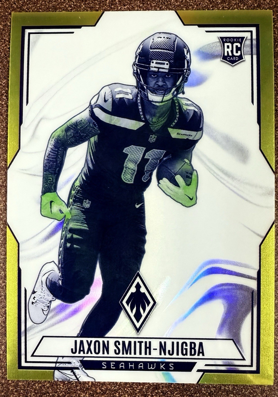 Jaxon Smith-Njigba Panini Phoenix Contours #CON4 Gold 1/1