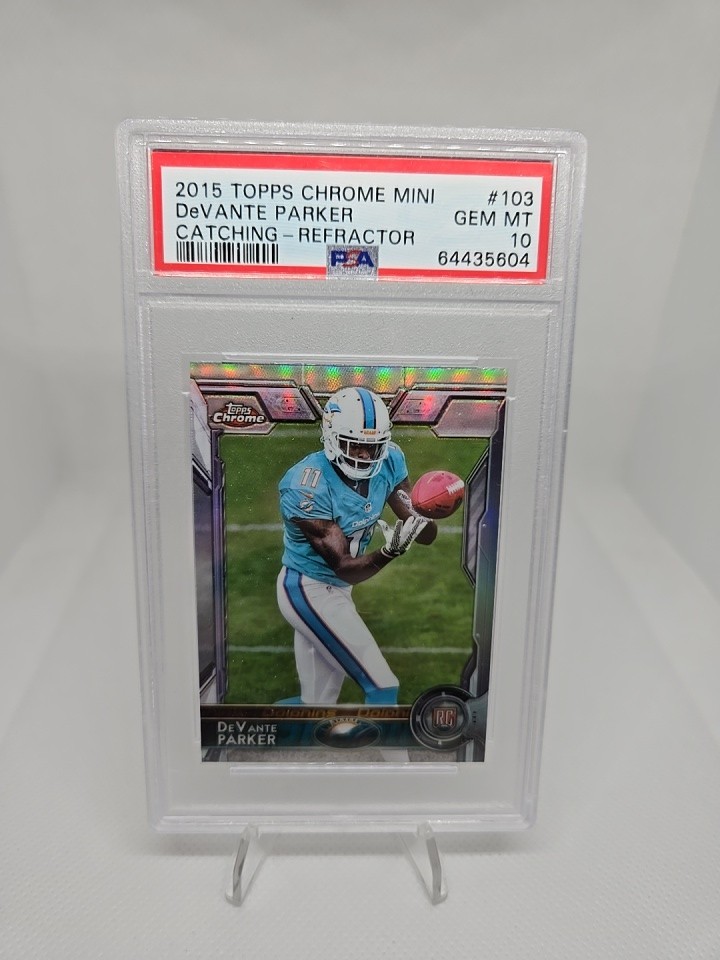 DeVante Parker Topps Chrome Mini #103 Diamond Refractor