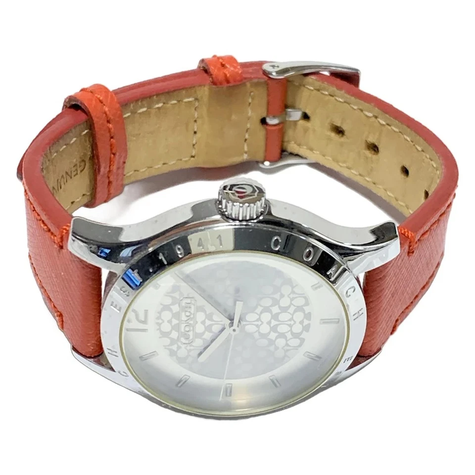 Auth COACH - fca.69.3.14.0704 Unconfirmed Orange Women's Wrist Watch - image 2 of 4