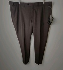 New Michael Kors Newbury Dress Pants Men's 40x30 fit 42x30 Brown Classic