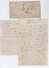 CIVIL WAR LETTER - 40th PA Vols - Twice a POW, Died at Andersonville AMAZING !!