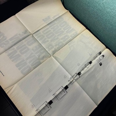 Helmut Lang Jenny Holzer 2000 Art Newspaper Poster Fragrance
