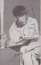 RARE Ben Chapman Phillies manager autographed glossy postcard