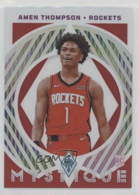 2023-24 Panini Phoenix Mystique Red /125 Amen Thompson #6 Rookie RC 1c35