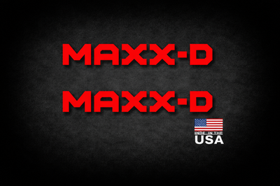 #ad 2 Maxxd Trailer Decals 18quot; 36quot; Graphics Maxx D High Quality Fast Shipping $29.99
