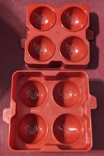 Maker's Mark Bourbon Ice Ball Silicone Rubber Tray in the Original Box
