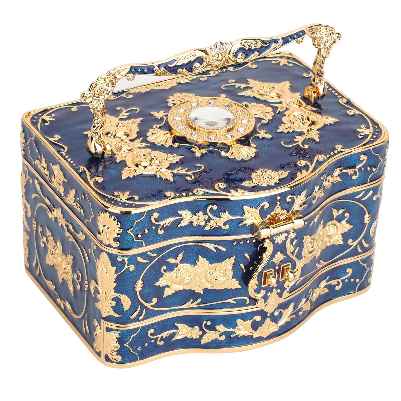 For Small Enameled Trinket Box Organizer Enameled Trinket Box Organizer Small
