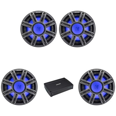 Kicker (4) 51MWF104 - MWF 10-Inch Premium Marine Subwoofer (free-air) 4-ohm &...