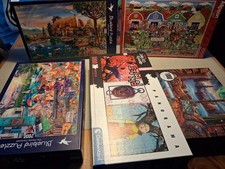 Puzzlesammlung 5 Stück 4×1000,  Teile 1 x 2000 Teile