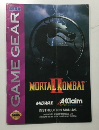 SEGA Game Gear Manual/Instruction Booklet You Choose - Picture 37 of 43