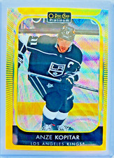 2021-22 O-PEE-CHEE PLATINUM HOCKEY OPC NEON YELLOW SURGE SP 197 ANZE KOPITAR