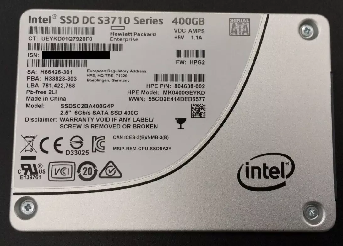 Intel ssd shop dc s3710