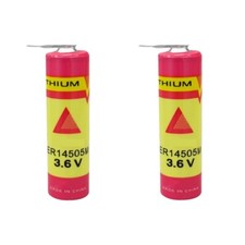 2x ER14505M 3.6V 2200mAh Household Battery Non-rechargeable Welding Foot Battery
