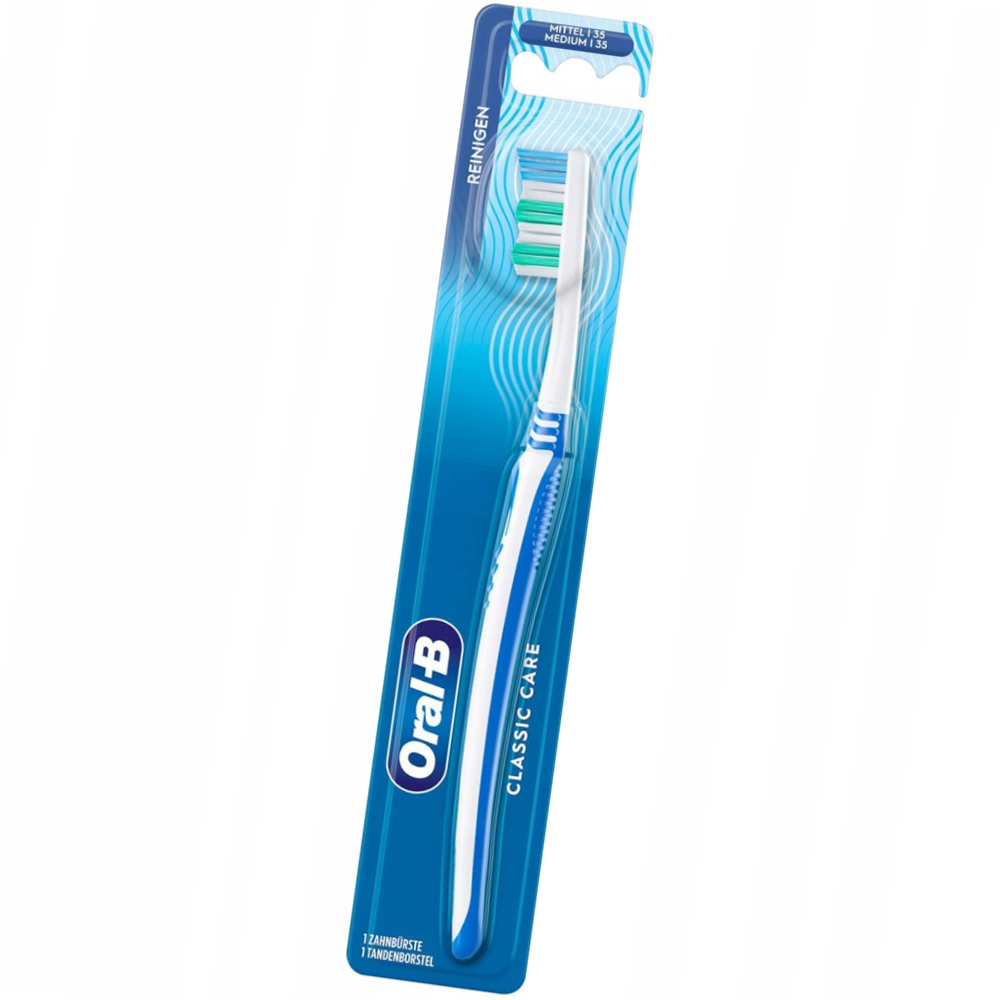 NUOVO Spazzolino Oral B Classic Care 35 Spazzolino Manuale Medio Ergonomico