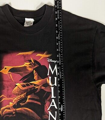 Vintage The Disney Store Mulan Black T-Shirt Size XL VTG Vintage The Disney Store Mulan Black T-Shirt Size XL VTG