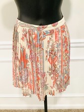 Vintage Hilfiger Skirt Pasley Multi Color Skirt Size 10
