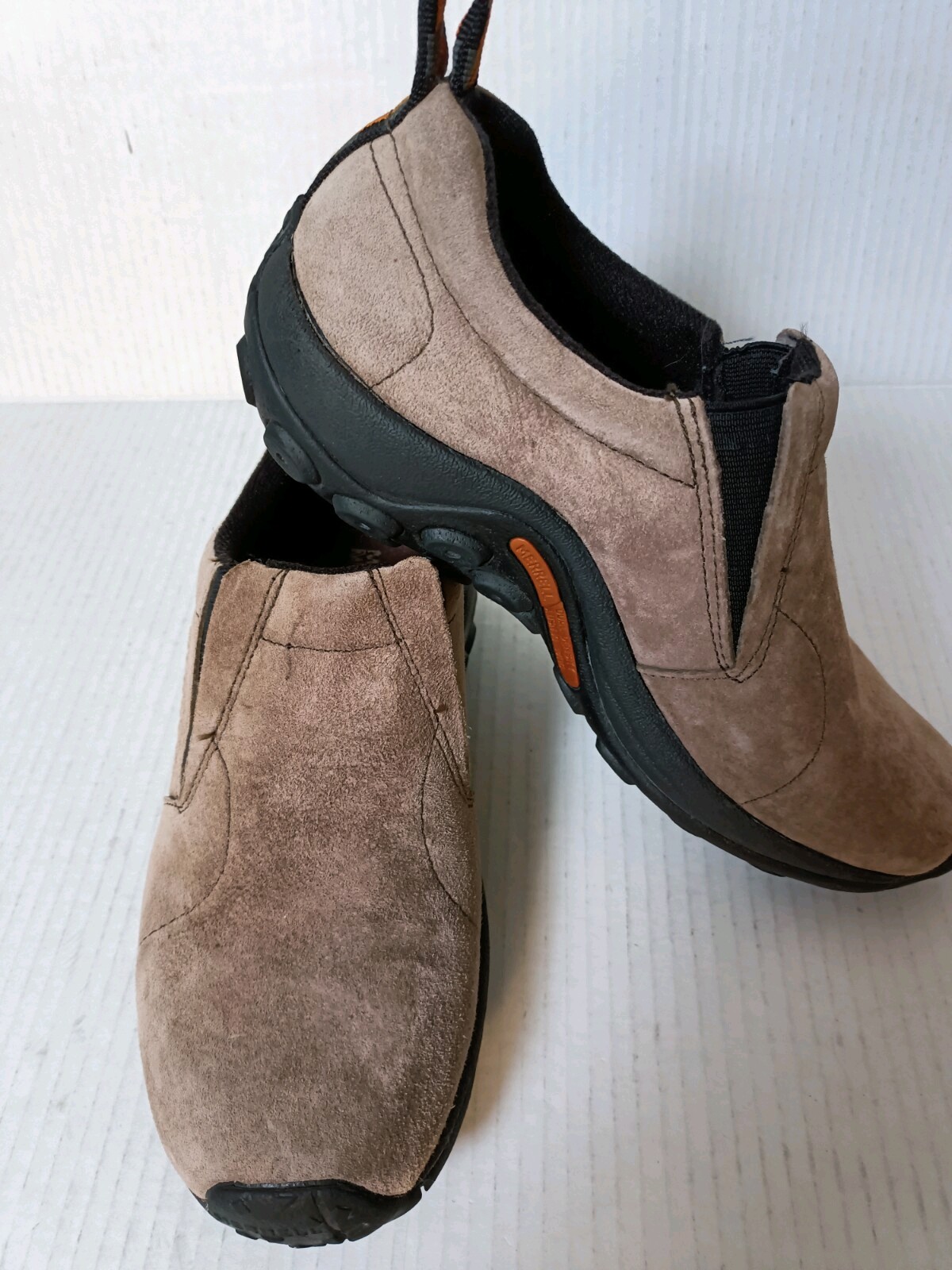 Scarpe da passeggio Merrell da uomo taglia 7 Gunsmoke Performance slip on escursionismo OrthoLite