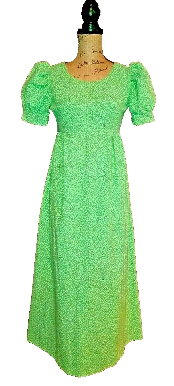 Cotton Special Occasion 1970s Vintage Dresses for Women