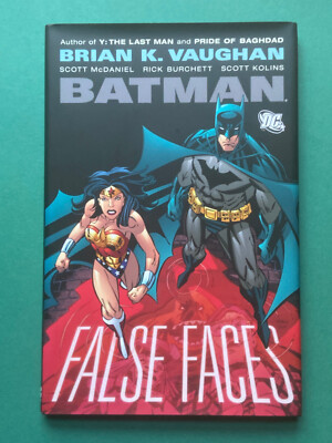Batman False Faces Hardcover NM (DC 2008) 1st Print Graphic Novel High Grade