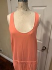 MSGM Coral Pink V-Neck Sleeveless Crisscross Jumpsuit, Size 10 (US), 44 (IT) — photo 2