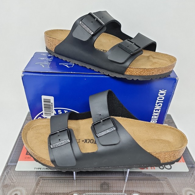 Mens Birkenstock Arizona Sandals Black Size 9 Euro 43 for sale online | eBay