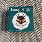 Longaberger 2000 Merry Christmas Basket Tie On #36641