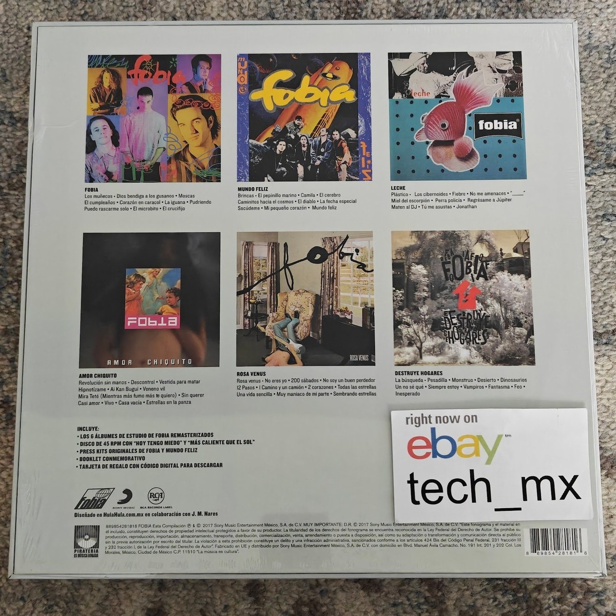 Phobia 限定CD6枚セット Fobia Vinyl Box Set 6LP 7