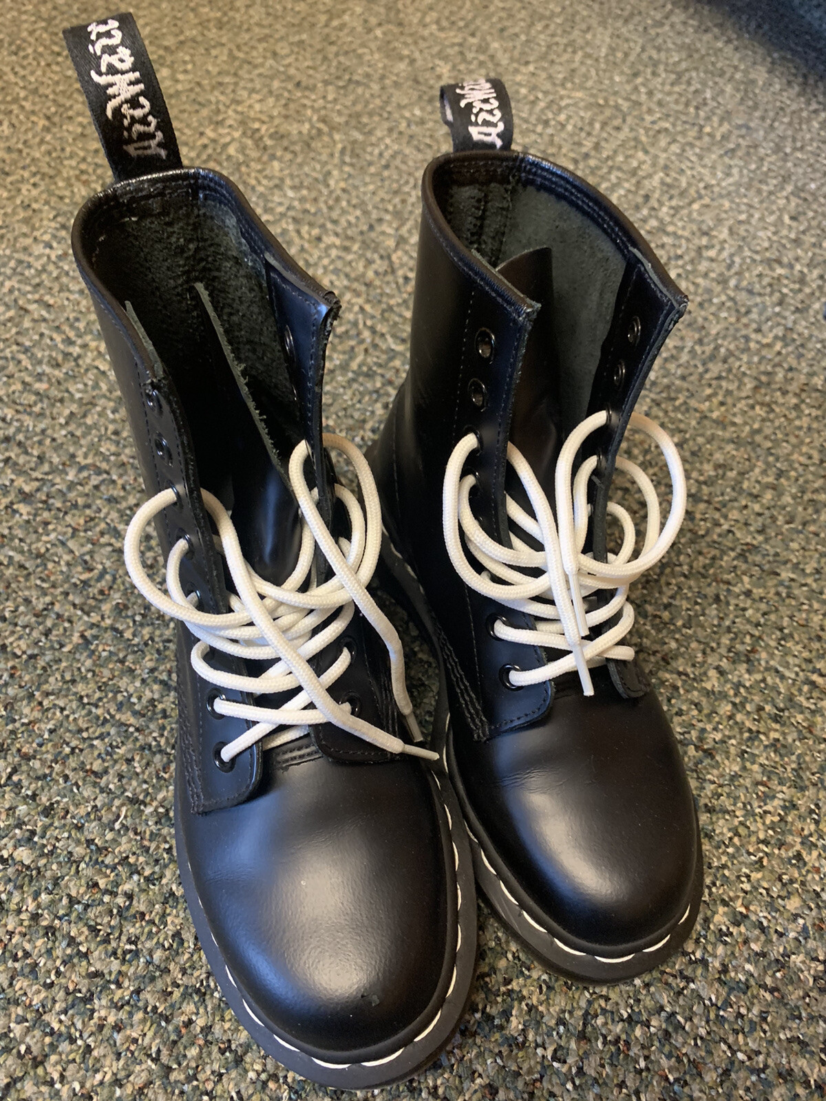 Dr. Martens 1460 White Stitch Boot 