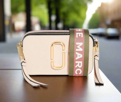 Mark Jacobs Women's Crossbody The Snapshot Rose Multi Small Shoulder Bag