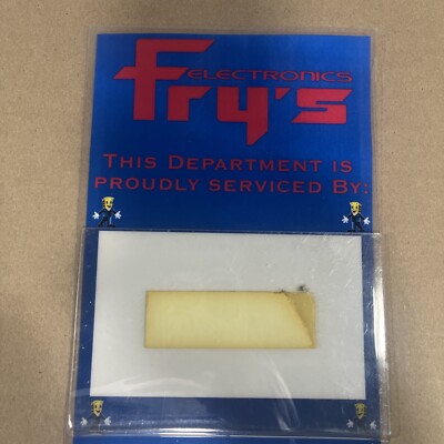 Fry s Electronics **ORIGINAL** Department Wall Sign BURBANK, CA