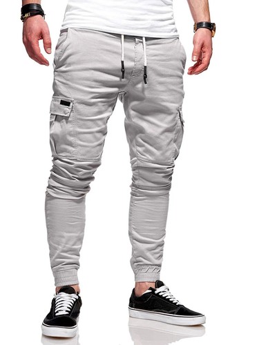 Men Pants 8 Color Option Harem Pencil Trousers Autumn Spring Male Lace Up... - Picture 10 of 16