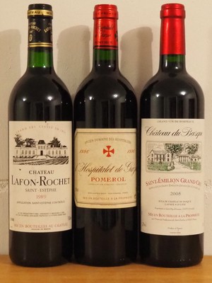 3 Fl Lafon-Rochet 1989, L' Hospitalet de Gazin 1996, Chateau du Basque 2005