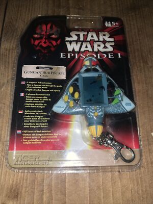 Star Wars Episode 1 Tiger elektronisches Gungan Sub Escape Minispiel neu und versiegelt