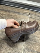 Sanita Danish Comfort Clogs 39 Perforated Design Split Toe Work Nursing Shoe