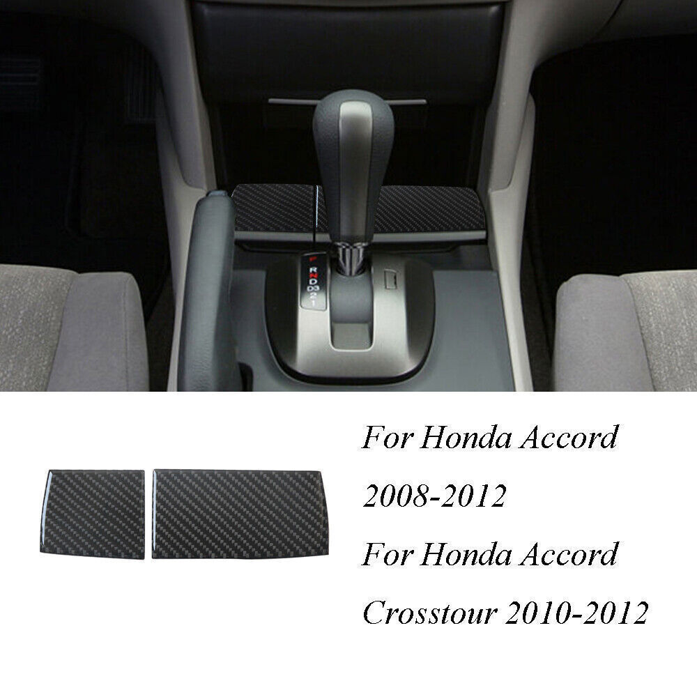 For Honda Accord Coupe 2008-2012 Carbon Fiber Interior Ashtray Panel Trim Cover