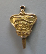 Fraternal Key Engraved Harold Campbell Adamson of I Love Lucy Fame