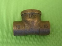 "SchläFer T-StüCk 15Mm X 1/2\" X 15Mm Fitting LöTfitting 0909201"