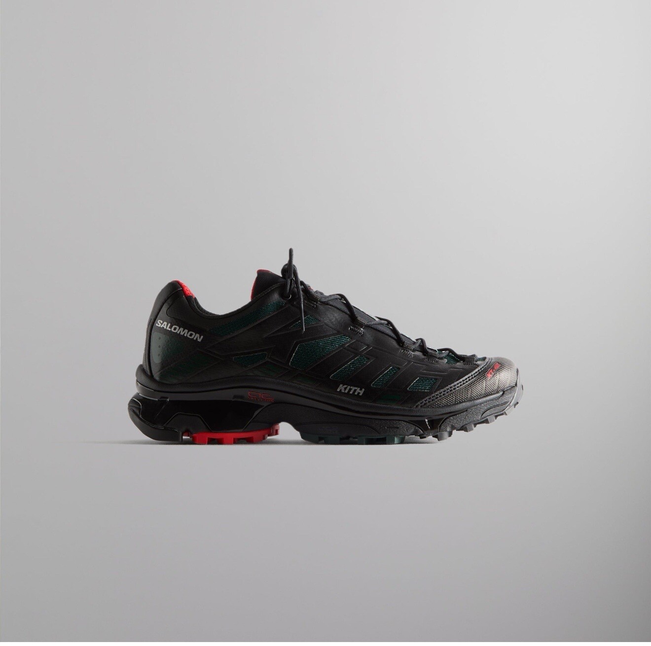 KITH per Salomon XT 4K 2024 10 Nero Scarabeo Rosso CONFERMATO Taglia 10