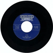 EDDIE "PIANO" MILLER - DIXIE c/w SKATERS WALTZ -(PIANO SOLOS) - VG 45