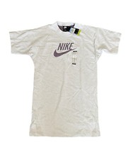 Nike Womens Sportswear NSW Shirt Dress Platinum Tint Size Medium CU6401-094 New