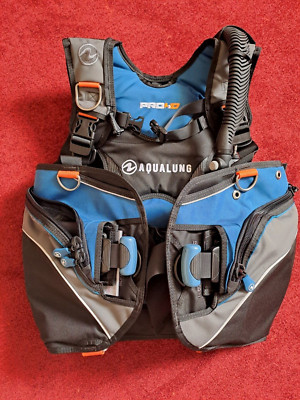 Aqualung Pro HD Jacket, Farbe petrol, Größe MD, Surelock-System, 2 Trimmbleit.