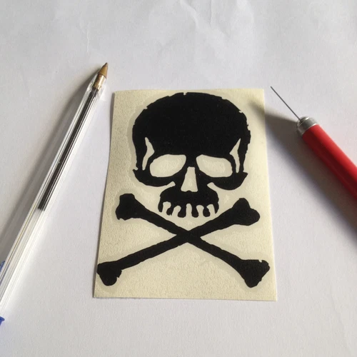 ST-T004 - [Bozza] Adesivo Sticker TESCHIO - PIRATI