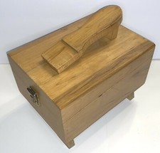 Vintage Wood Dovetailed Shoe Shine Box