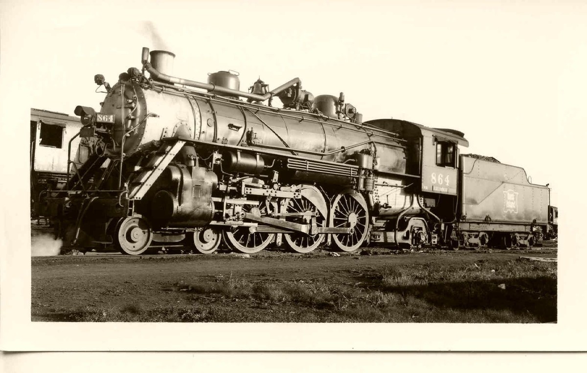7A561 RP 1940 ROCK ISLAND RAILROAD ENGINE #864 BLUE ISLAND IL | eBay
