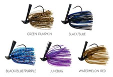 5 Brush Weedless Bass Jigs Grass Flipping Jig