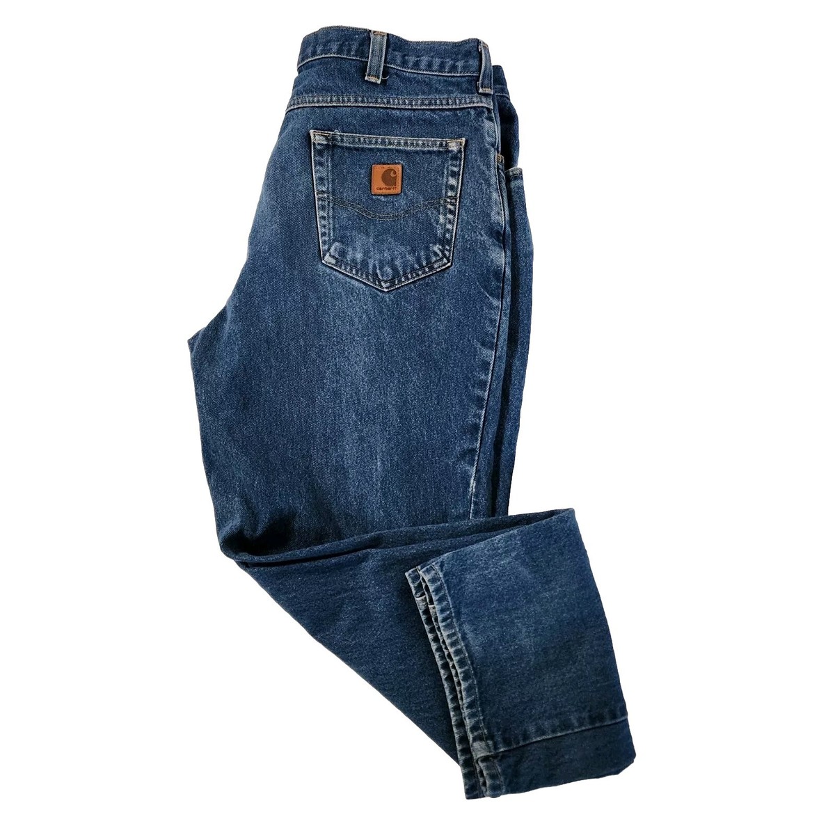 [LOW CLASSIC] / ☆ 24FW RELAXED FIT JEANS/DARK BLUE / UNISEX Carhartt Relaxed Fit Men's Blue Denim Dark Wash Workwear