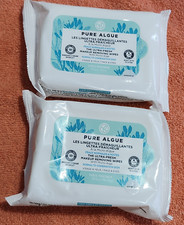 Yves Rocher Pure Algue Algae Makeup Removing Wipes -Lot of 2- New and Sealed