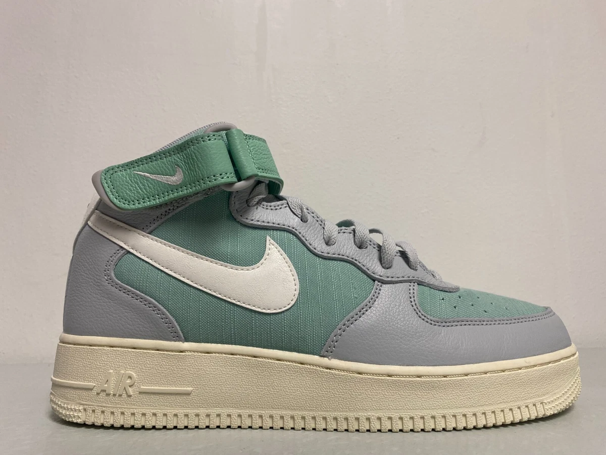 Nike Air Force 1 Mid 07 LX Grey Fog Enamel Green DQ8766 002 Size