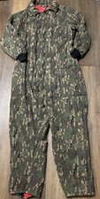 VTG Patriot Industries Full Zip Insulated Camouflage Coveralls Mens XL Hunting