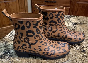 cheetah hunter rain boots